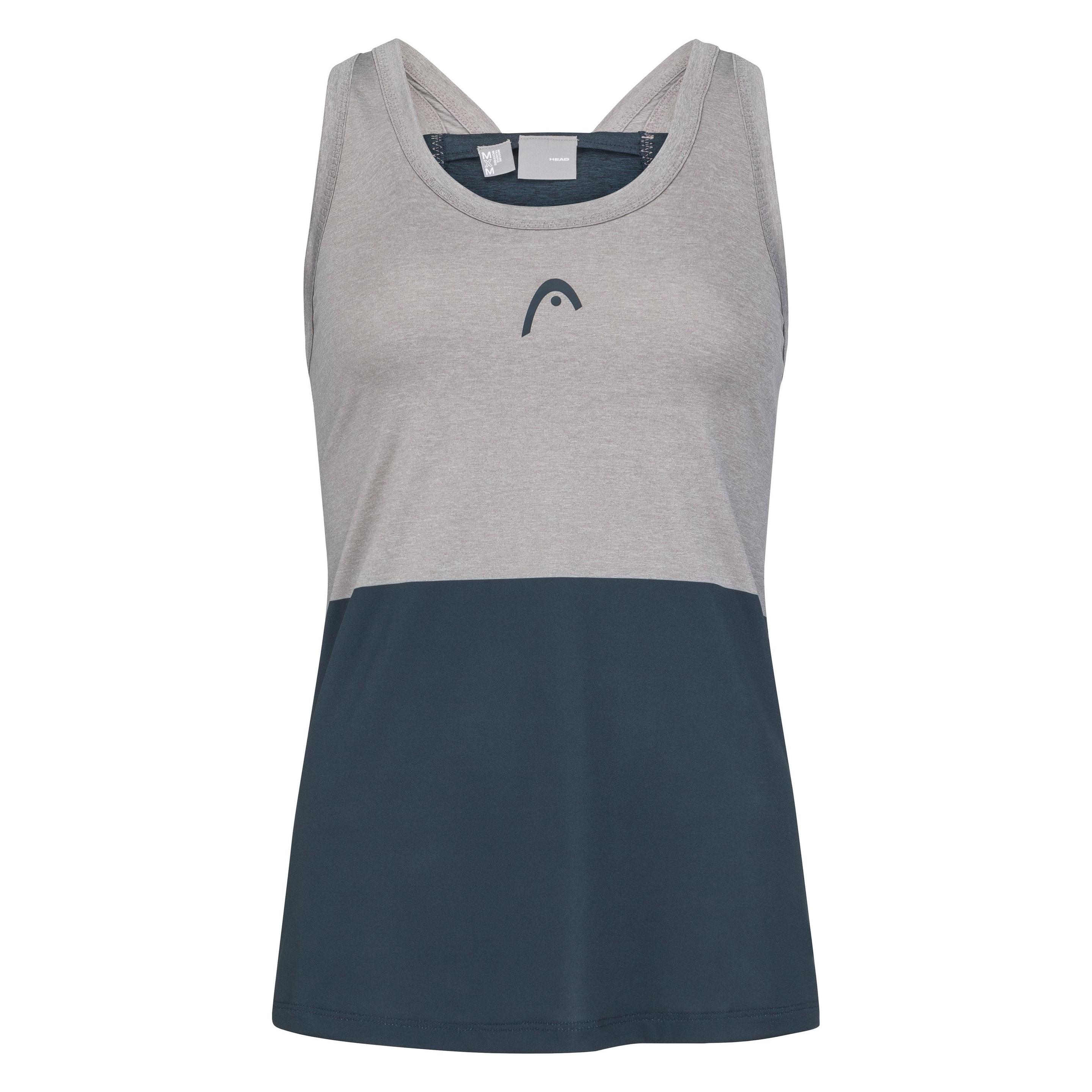 Head, Damen, Sportshirt, Padel Tech Tank Top Women (M), Grau, M