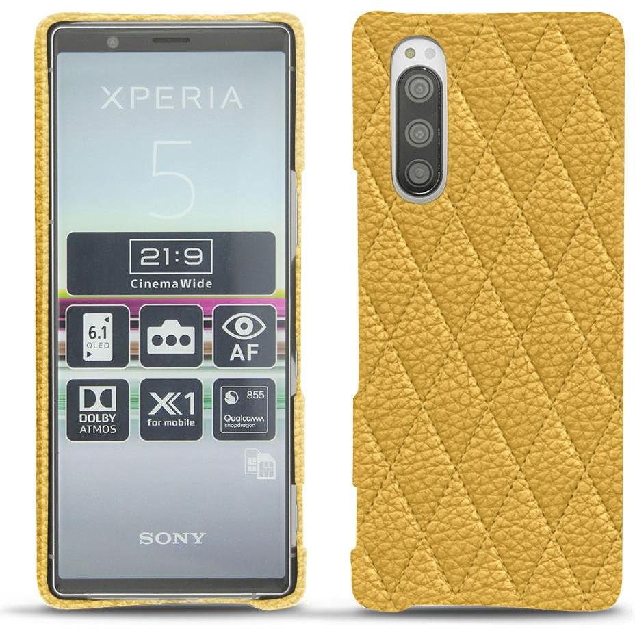 Thumbnail - Noreve Lederschutzhülle (Sony Xperia 5), Smartphone Hülle, Orange
