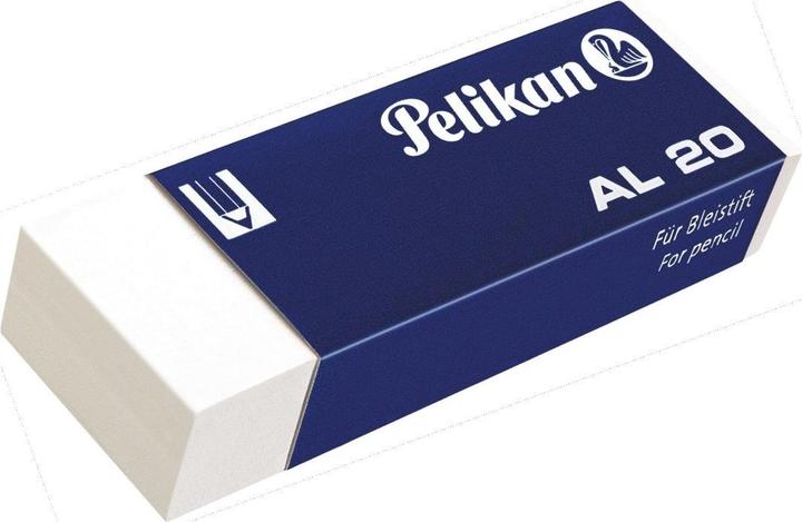Actual product image Pelikan CF20 White AL eraser x graphite eraser