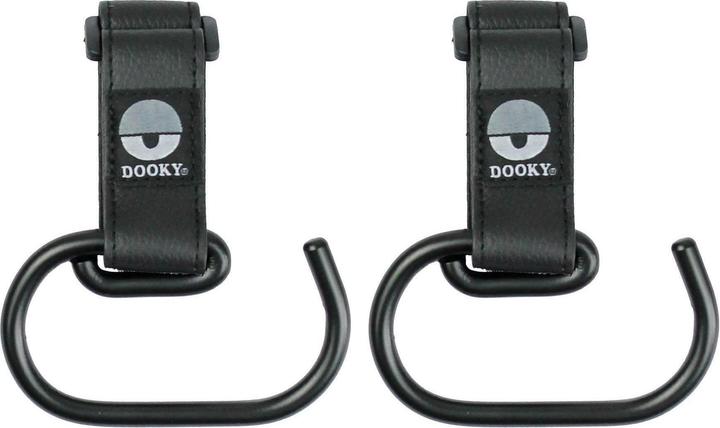 Produktbild Dooky Kinderwagenhaken / Gross / 2er-Set / Schwarz