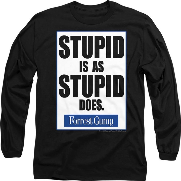 Produktbild Forrest Gump Stupid Is TShirt (L)
