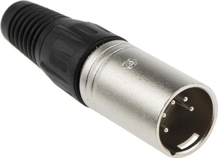 Produktbild RS PRO XLR Kunststoffstecker 5-polig nickel