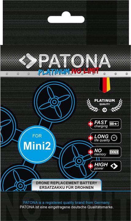 Produktbild Patona Platinum Battery (Drohnen Akku, DJI Mini 2, DJI Mini SE, DJI Mini 4 Pro)