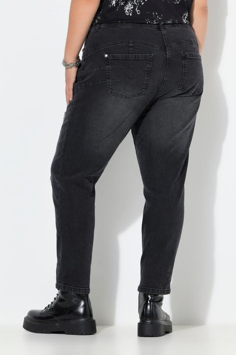 Actual product image Angel of Style Pina push-up jeans, opaque destroyed effects, 5-pocket (50)