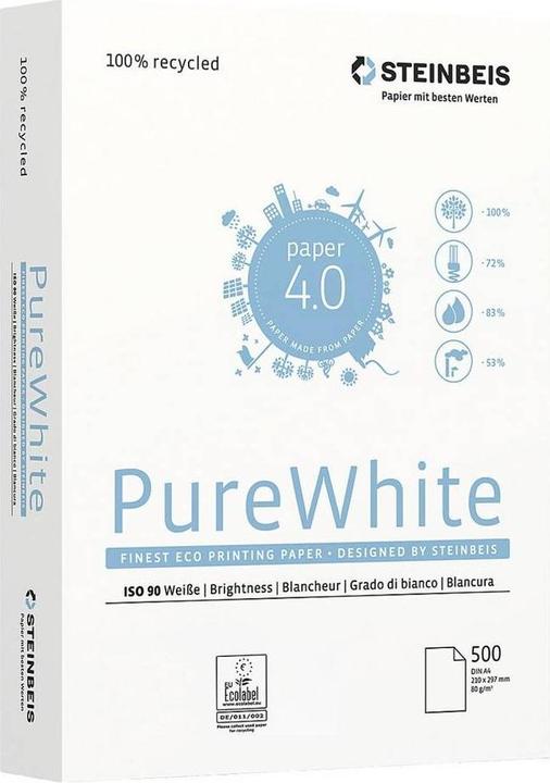 Image du produit Steinbeis Papier pour imprimante (80 g/m², 500 x, A4)