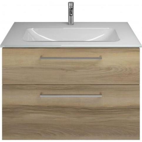 burgbad, Badmöbelset, Eqio Glas-Waschtisch inklusive Waschtischunterschrank, Breite 920 mm