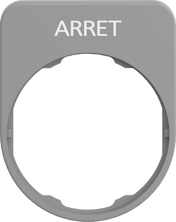 Actual product image Schneider Electric Label holder 40x50mm, with lettering ZBYFP2104C0