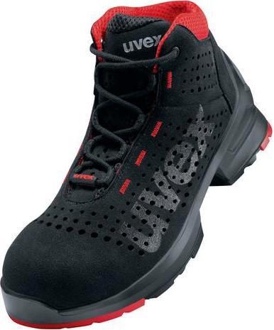 Actual product image Uvex Safety 1 boot S1 85477 black, red width 10 size 37 (S1, 37)