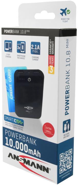 Produktbild Ansmann 10.8 mini (10000 mAh, 12 W, 37 Wh)