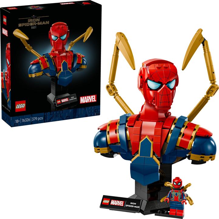 Produktbild LEGO Iron Spider-Man Büste (76326, LEGO Marvel)