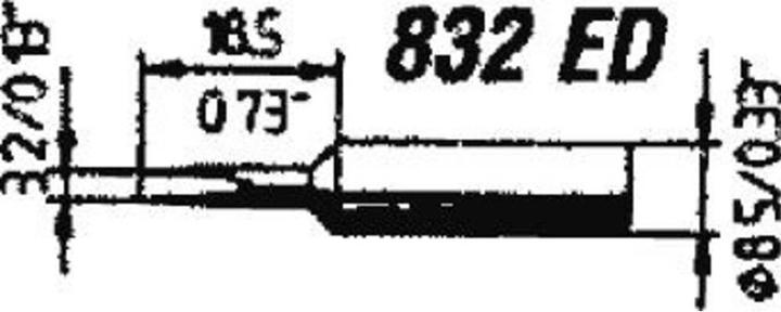 Produktbild Kurtz Ersa Soldering tip ERSADUR lead free 3.2mm (Lötspitze)