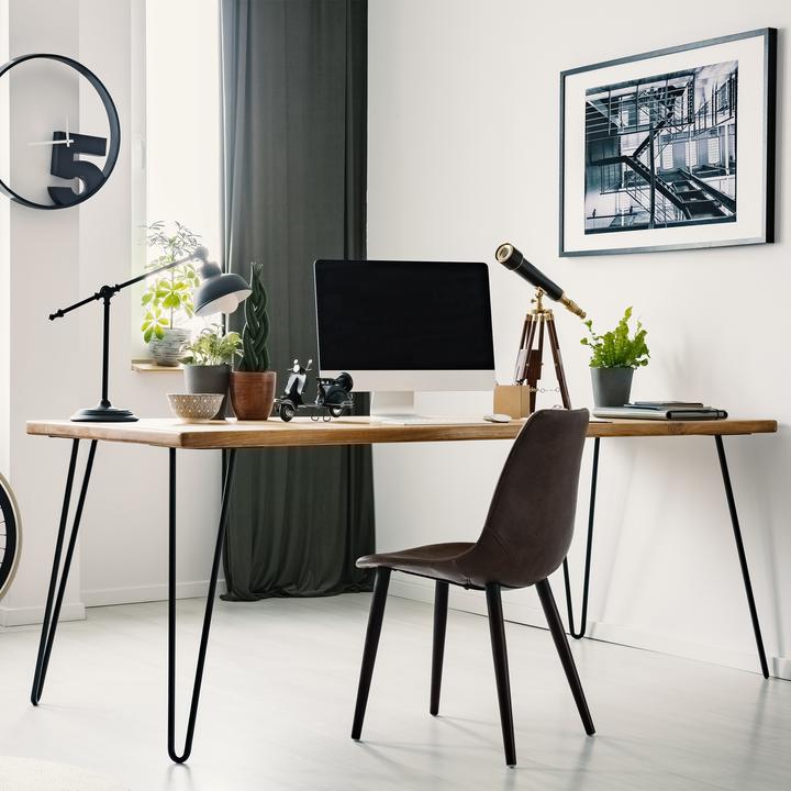 Image du produit Relaxdays Pied de table Hairpin, jeu de 4