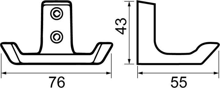 Actual product image Hermeta Coat hook