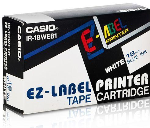 Actual product image Casio IR-18WEB1 label tape (1.80 cm, Blue)