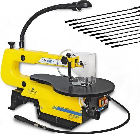 Markmüller BAMATO - Dekupiersäge DEK-1600V inkl. 10 Sägeblätter