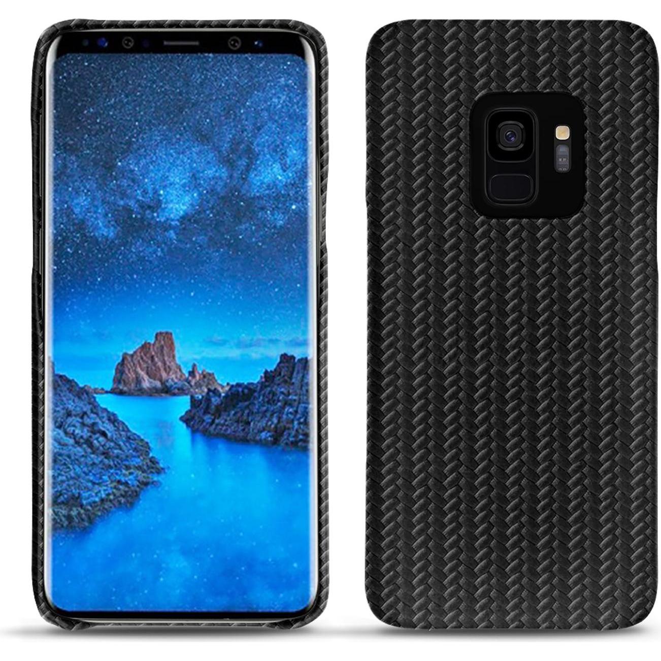 Thumbnail - Noreve Lederschutzhülle (Samsung Galaxy S9), Smartphone Hülle, Schwarz