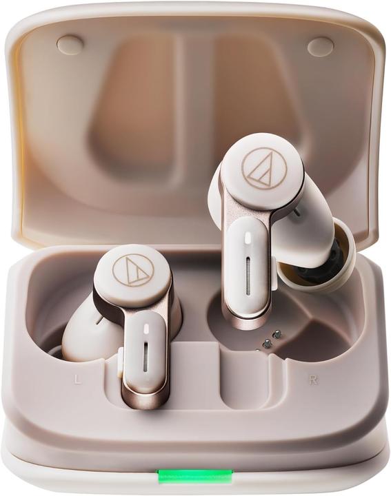 Actual product image Audio-Technica Kompiuterio kolonėlės WIRELESS EARBUDS ATH-TWX7 Baltas (ANC, 6.50 h, Wireless)