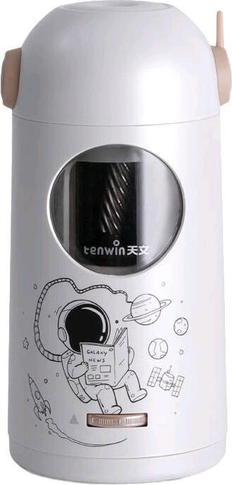 Actual product image Tenwin Jumbo Hole Rechargeable Automatic Pencil Sharpener 8188-7 USB-C 2000mAh (silver)