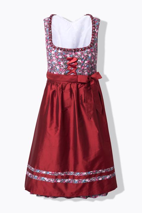 Actual product image Ulla Popken Floral Midi Lace Front Dirndl (52)