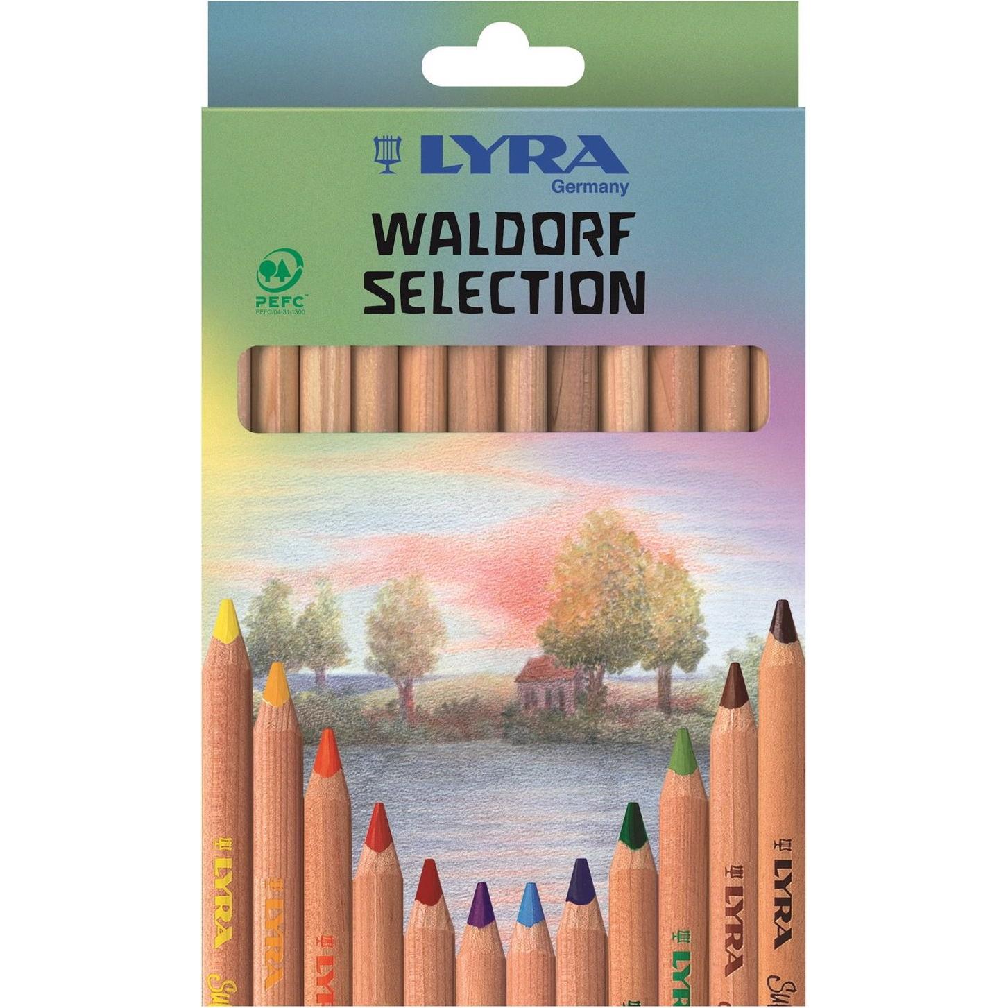 5x Lyra, Malstifte, Waldorf Selection (Mehrfarbig, Multicolor, 12 x)