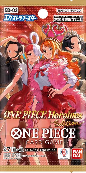 Actual product image Bandai One Piece JPN Heroines Edition EB-03 Box 24 Buste (Japanese, Booster display)