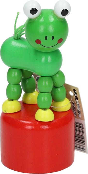 Image du produit Magni Animaux en bois à presser D4x10cm assortis 6 fois