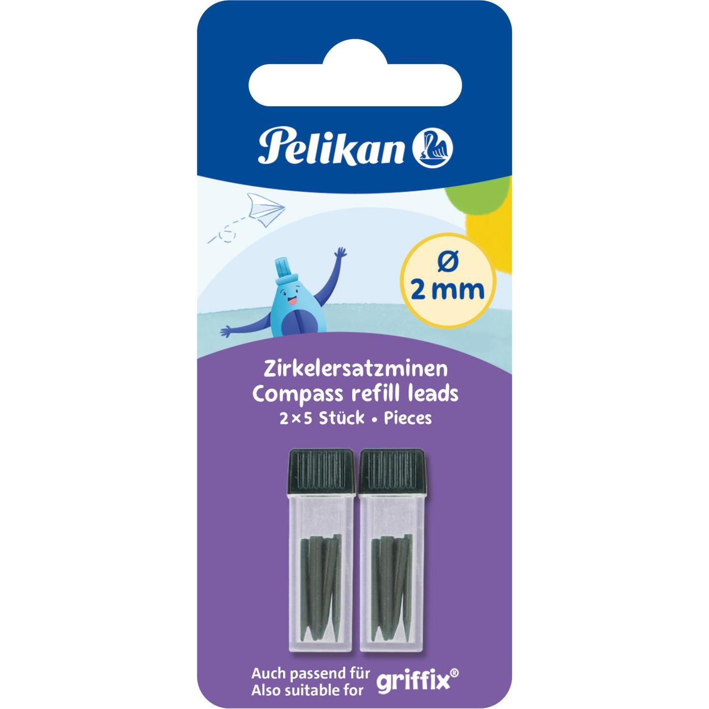 Pelikan Zirkelminendose Zirkelersatzminen 2x5 Stück, Zirkel