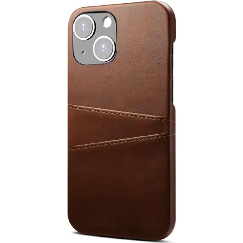 Thumbnail - Screenguard Apple iPhone 14 Plus CardCaddy Leder Backcase mit Kartenfächern (Apple iPhone 14 Plus), Smartphone Hülle, Br...
