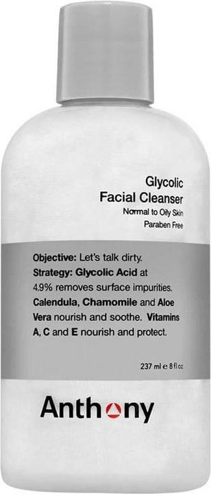 Image du produit Anthony Nettoyant Glycolique pour le Visage (Lingettes nettoyantes pour le visage, 237 ml)