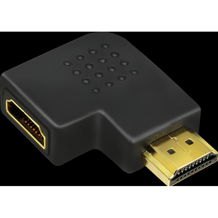 LogiLink Video Adapter (HDMI), Data + Video Adapter, Schwarz