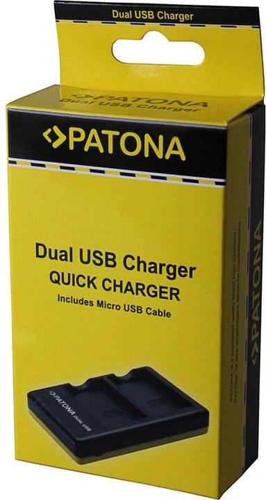 Actual product image Patona Charger Dual USB NP-BG1 (Camera battery charger)