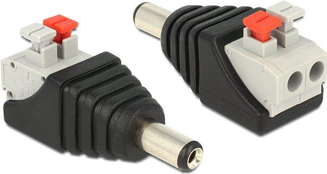 Actual product image Delock Power supply DC jack 5.5 mm (ID: 2.1 mm) (M)