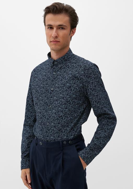 Produktbild s.Oliver Hemd Slim: Hemd aus Baumwollstretch (S)