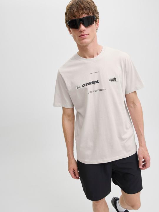 Actual product image Jack & Jones Gedruckt Rundhalsausschnitt T-shirt T-shirt (XXL)