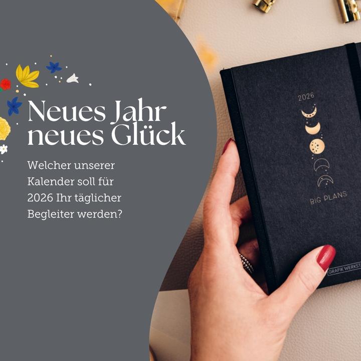 Actual product image Terminplaner Letterart 2026 Smiley (10 x 15 cm, 1 week / 2 pages)