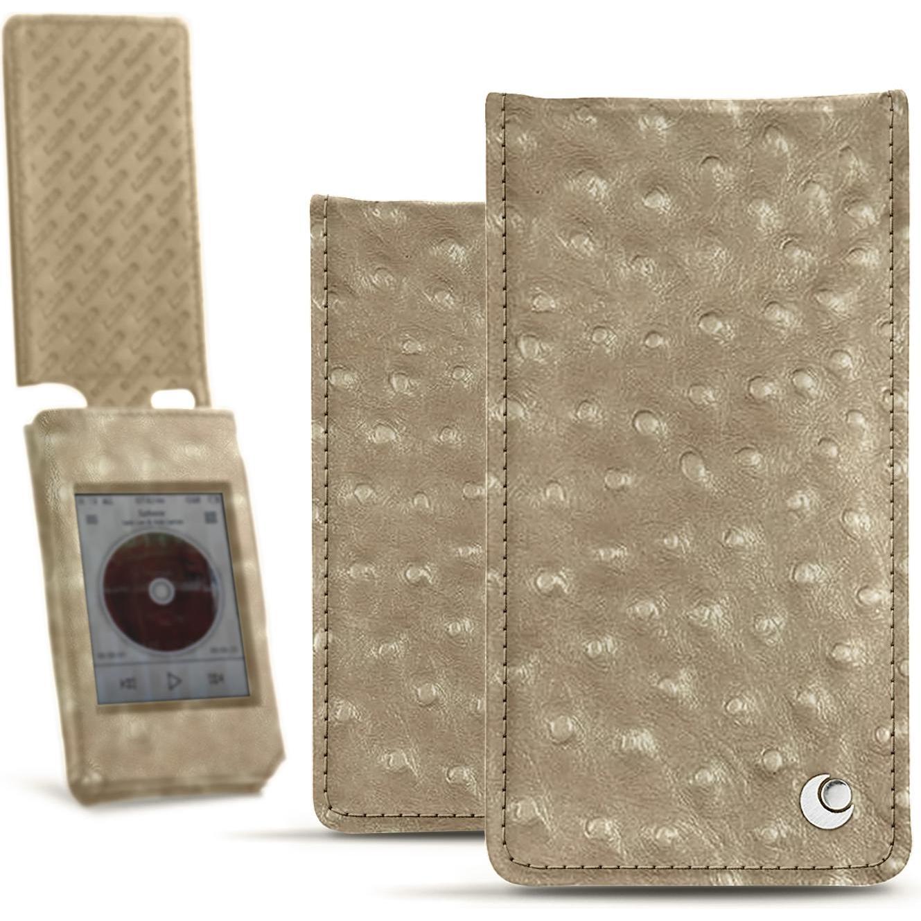 Noreve Lederschutzhülle vertikal, MP3 Tasche + Hülle, Weiss