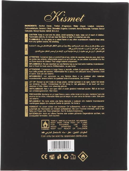 Immagine prodotto Lattafa Alhambra Kismet Per Uomo (Eau de parfum, 100 ml)