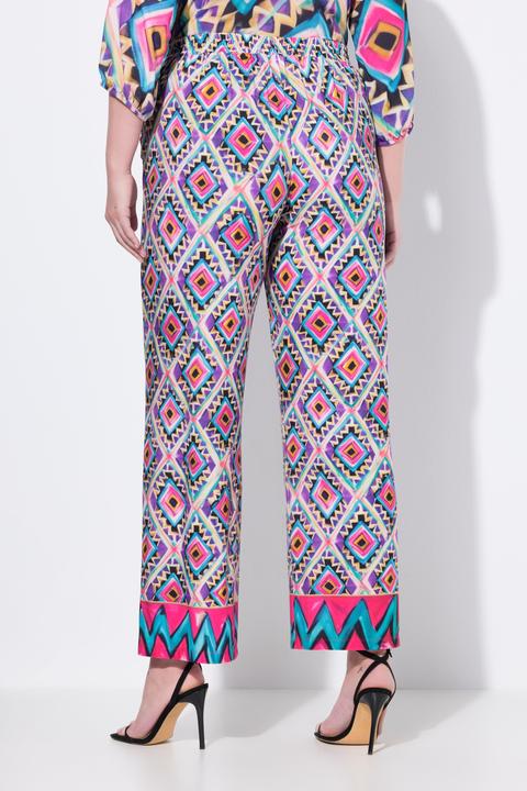 Produktbild Miamoda Schlupfhose, weites, gerades Bein, Saumbordüre (58)