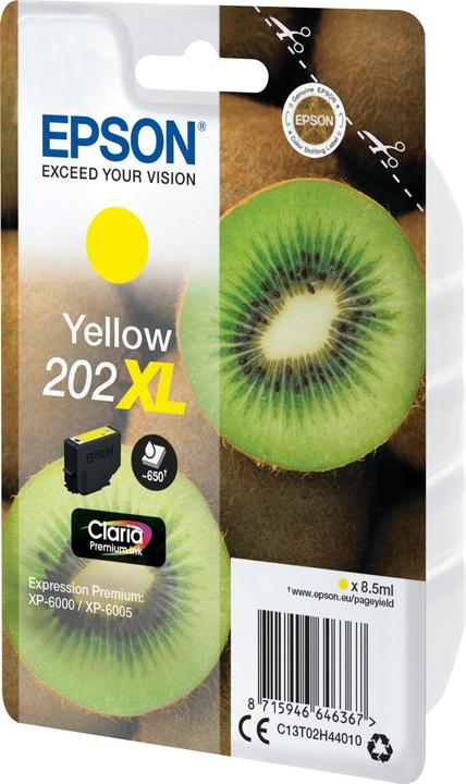 Actual product image Epson 202XL Claria Premium (Y)