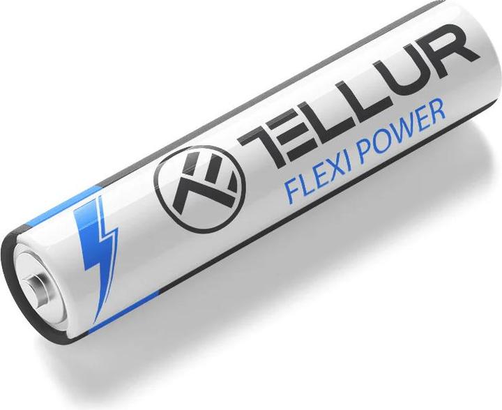Image du produit Tellur Flexi Power battery, Super Alkaline, AAA LR03, 1.5V, 4 pcs/set (4 pcs, AAA)