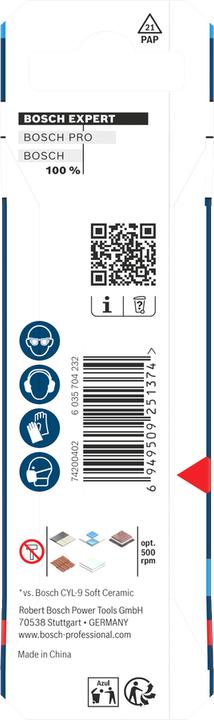 Produktbild Bosch Professional Zubehör EXPERT HEX-9 Hard Ceramic Bohrer, 3x90 mm (3 Millimeter)