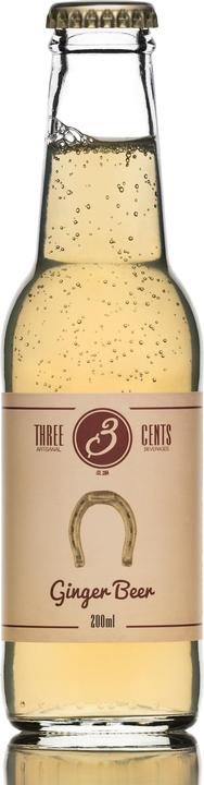 Actual product image Three Cents Ginger Beer (24 x 20 cl)