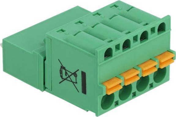 Produktbild Delock Terminalblock Set für Platine 2 Pin 5,08 mm Rastermass vertikal