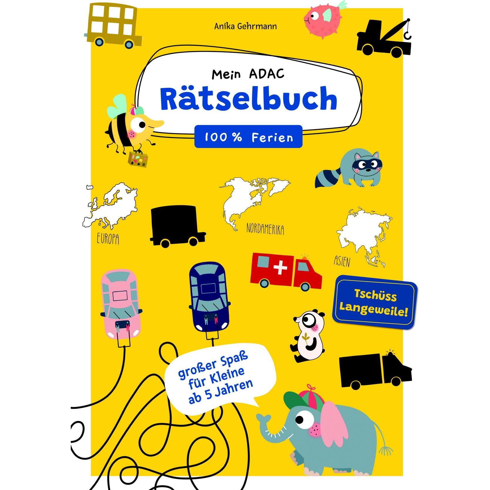 Mein ADAC Rätselbuch - 100% Ferien, Kinderbücher von Anika Gehrmann