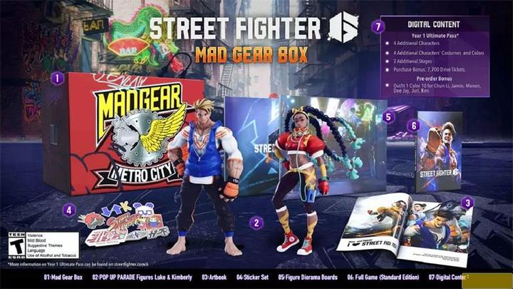 Image du produit Capcom Street Fighter 6 - Édition collector de la boîte Mad Gear (PS5, EN)