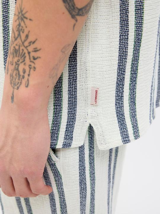 Produktbild Jack & Jones Jorcoba Stripe Resort Shirt Ss Sn (XS)