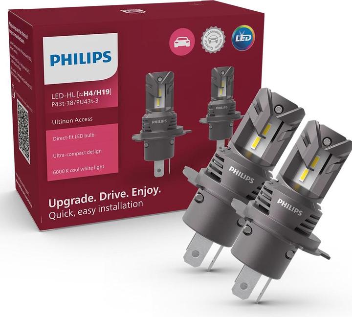 Actual product image Philips Ultinon Access (H4)