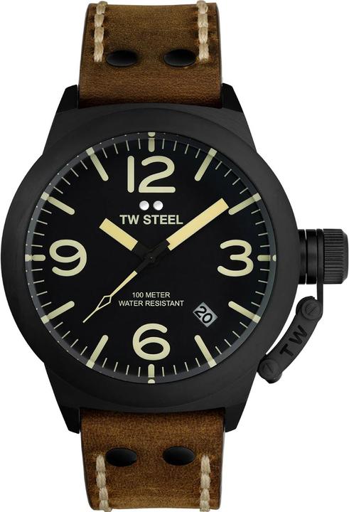 Actual product image TW-Steel CS103 Canteen Men's Watch 45mm 10ATM (Analogue wristwatch, 45 mm)