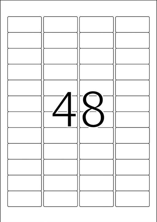 Actual product image HERMA A4 security labels