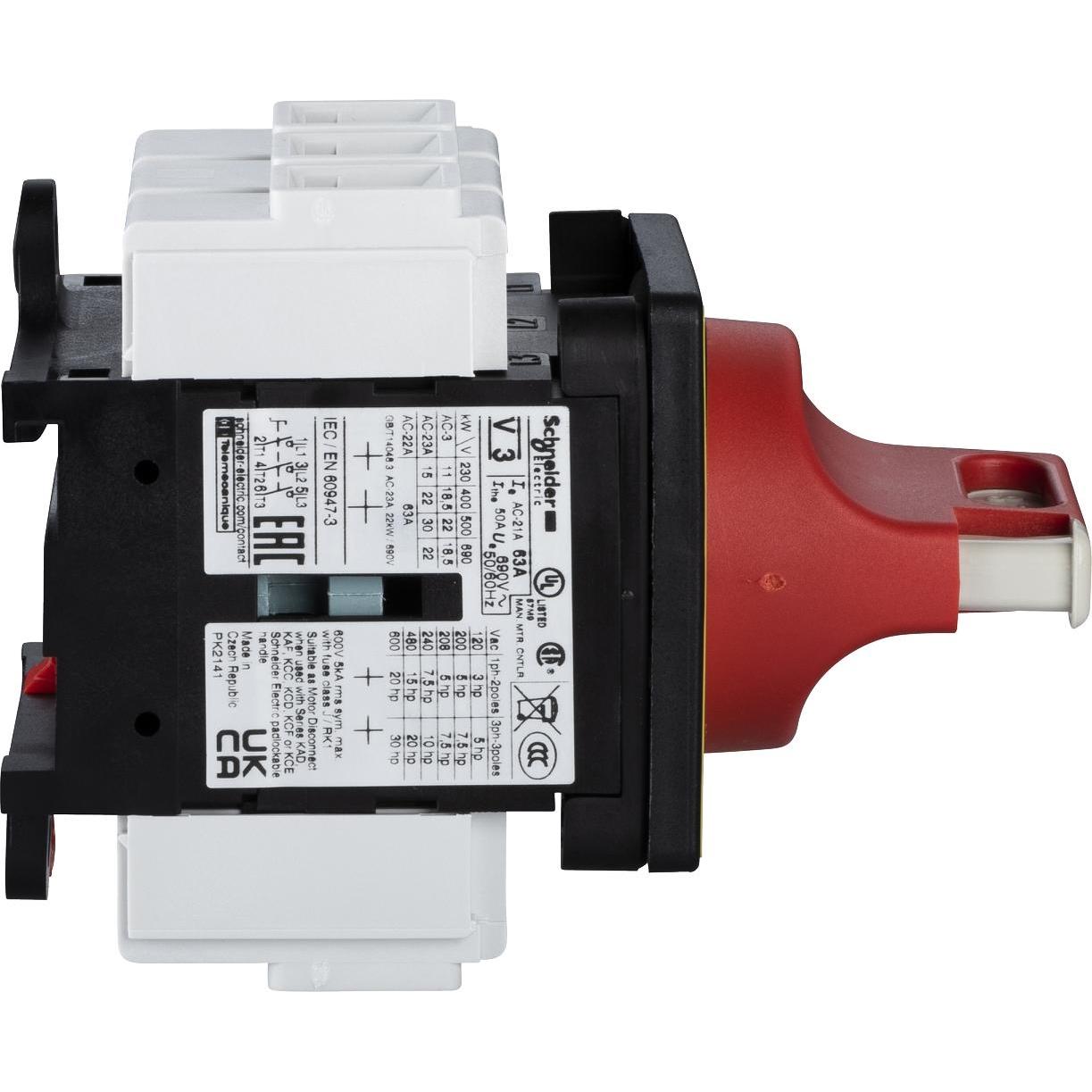 Schneider Electric, Systemstromversorgung, Trennschalter  63A